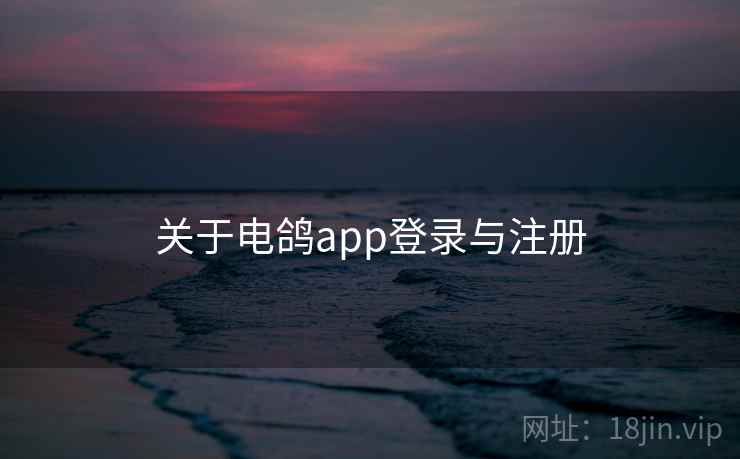 关于电鸽app登录与注册  第2张