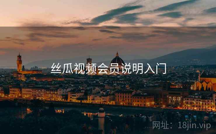丝瓜视频会员说明入门  第2张