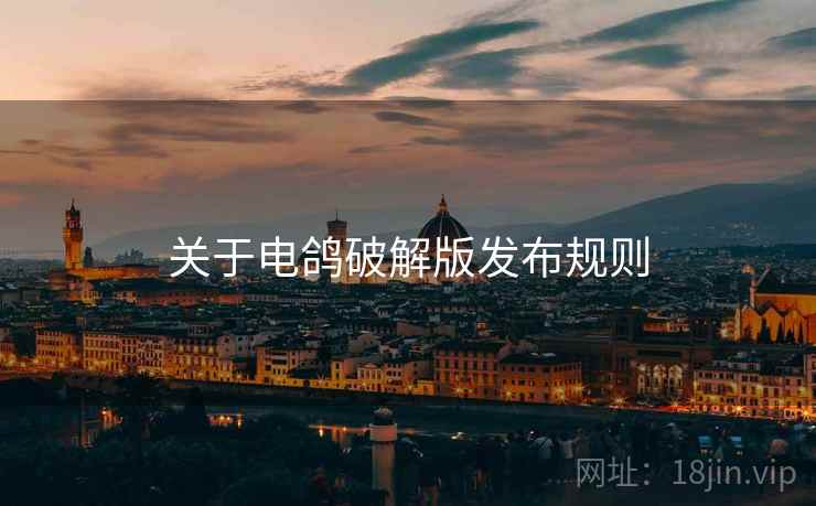 关于电鸽破解版发布规则  第1张