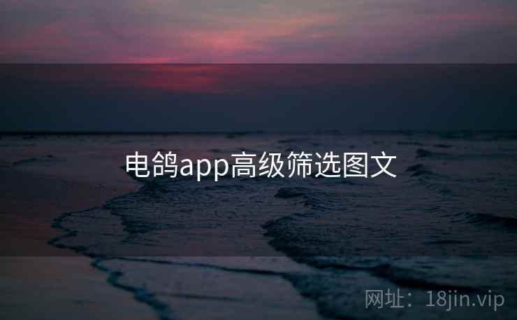 电鸽app高级筛选图文  第1张