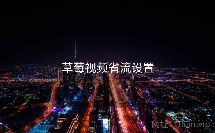 草莓视频省流设置  第2张