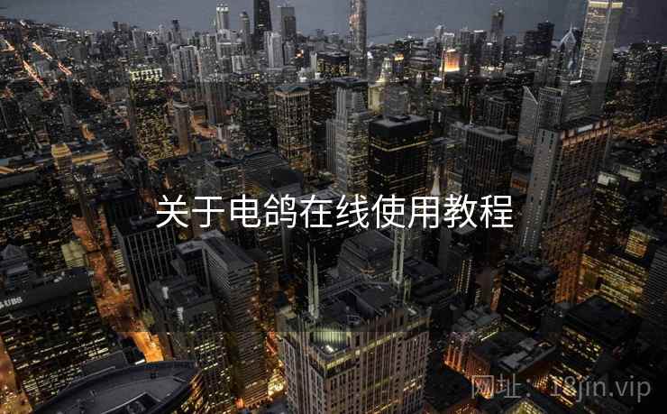 关于电鸽在线使用教程  第1张